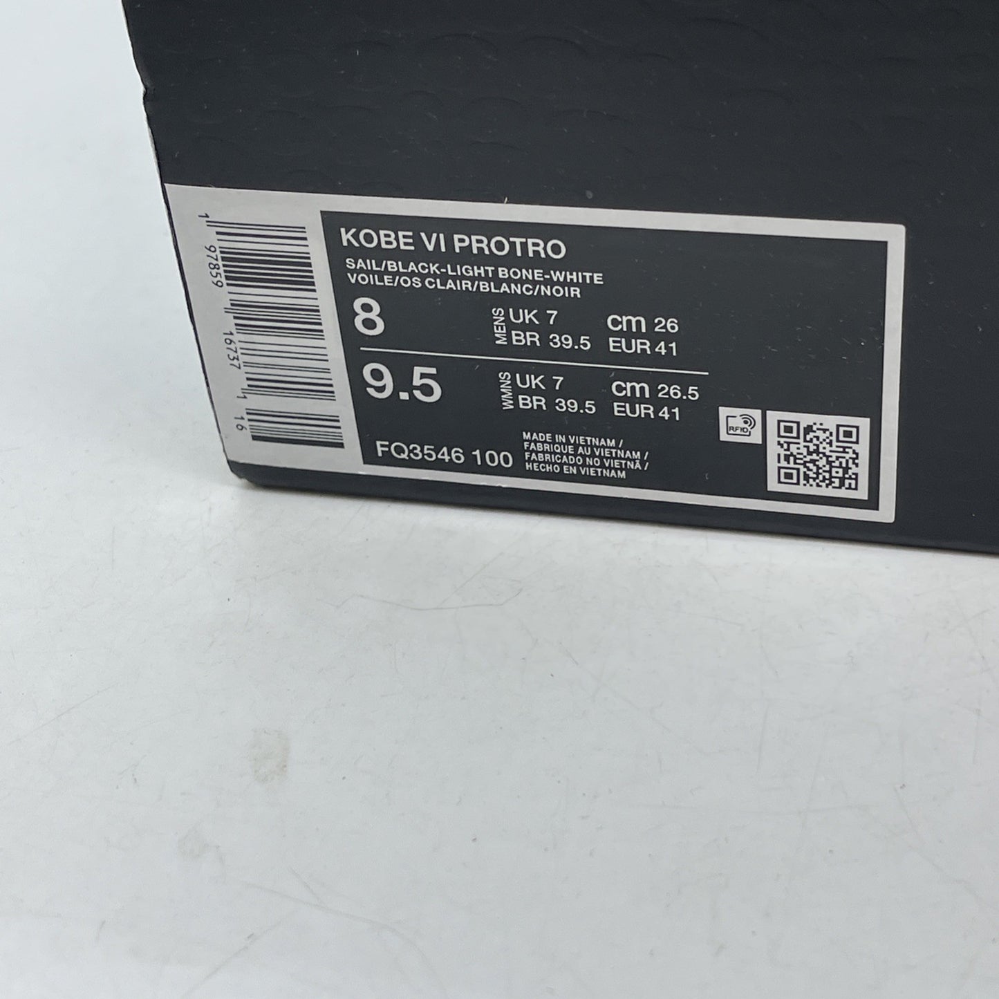 Size 8 - Nike Zoom Kobe 6 Protro All-Star Sail (FQ3546-100)