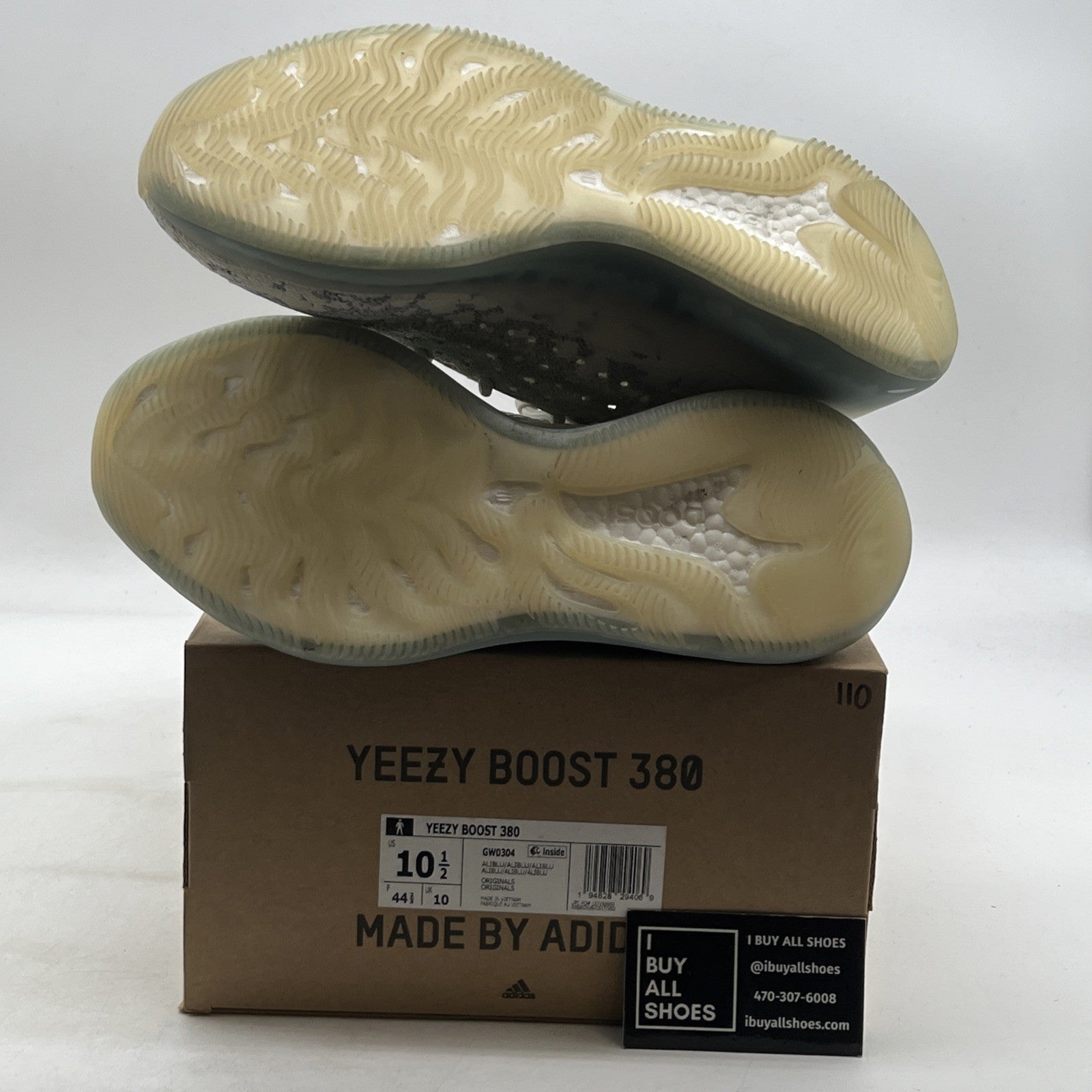 Size 10.5 - adidas Yeezy Boost 380 Alien Blue (GW0304)
