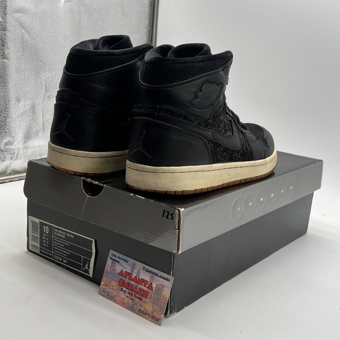 Size 10 - Air Jordan 1 Retro Premier High Laser (332134-061)