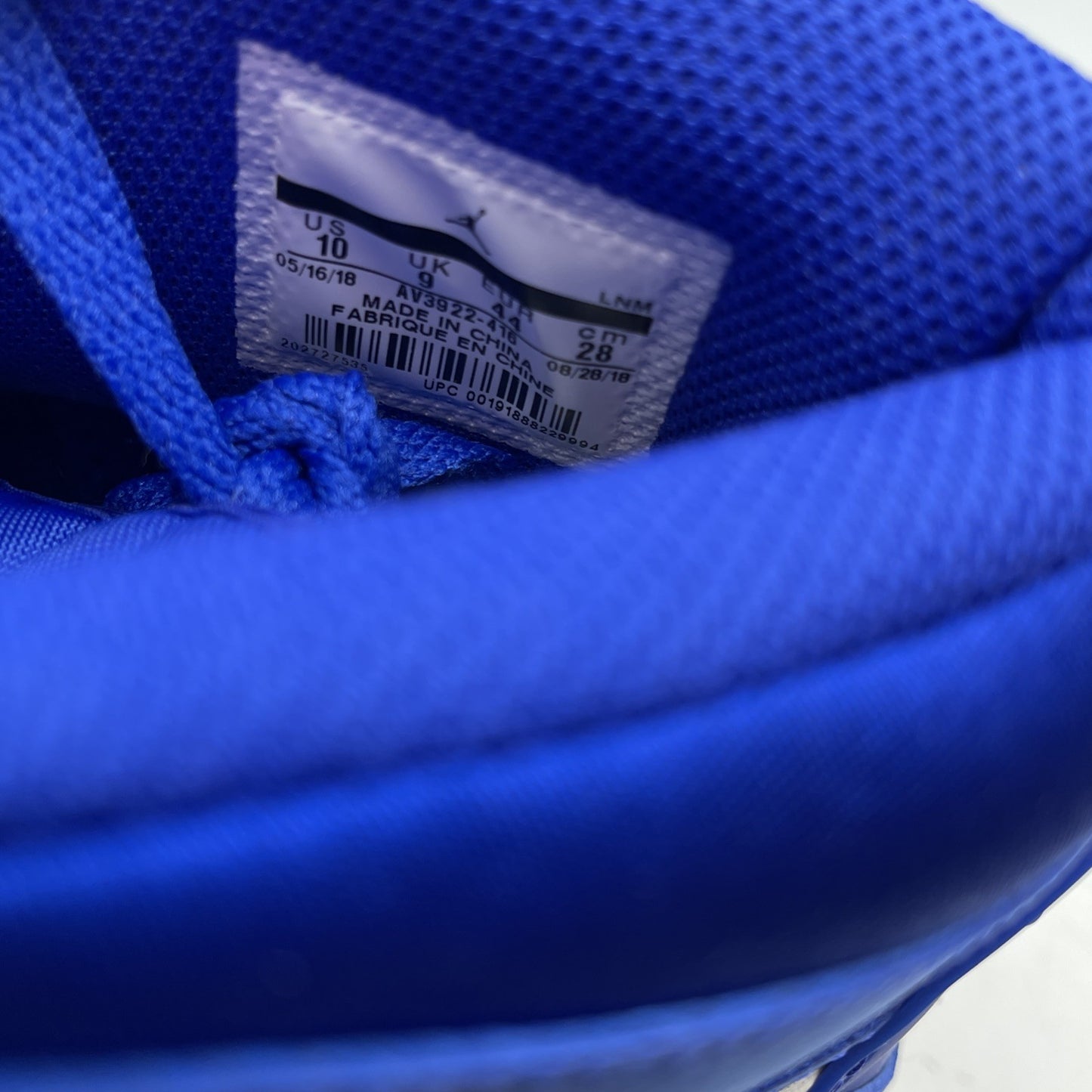 Size 10 - Air Jordan Legacy 312 Pistons Blue Grey Suede (AV3922-416)