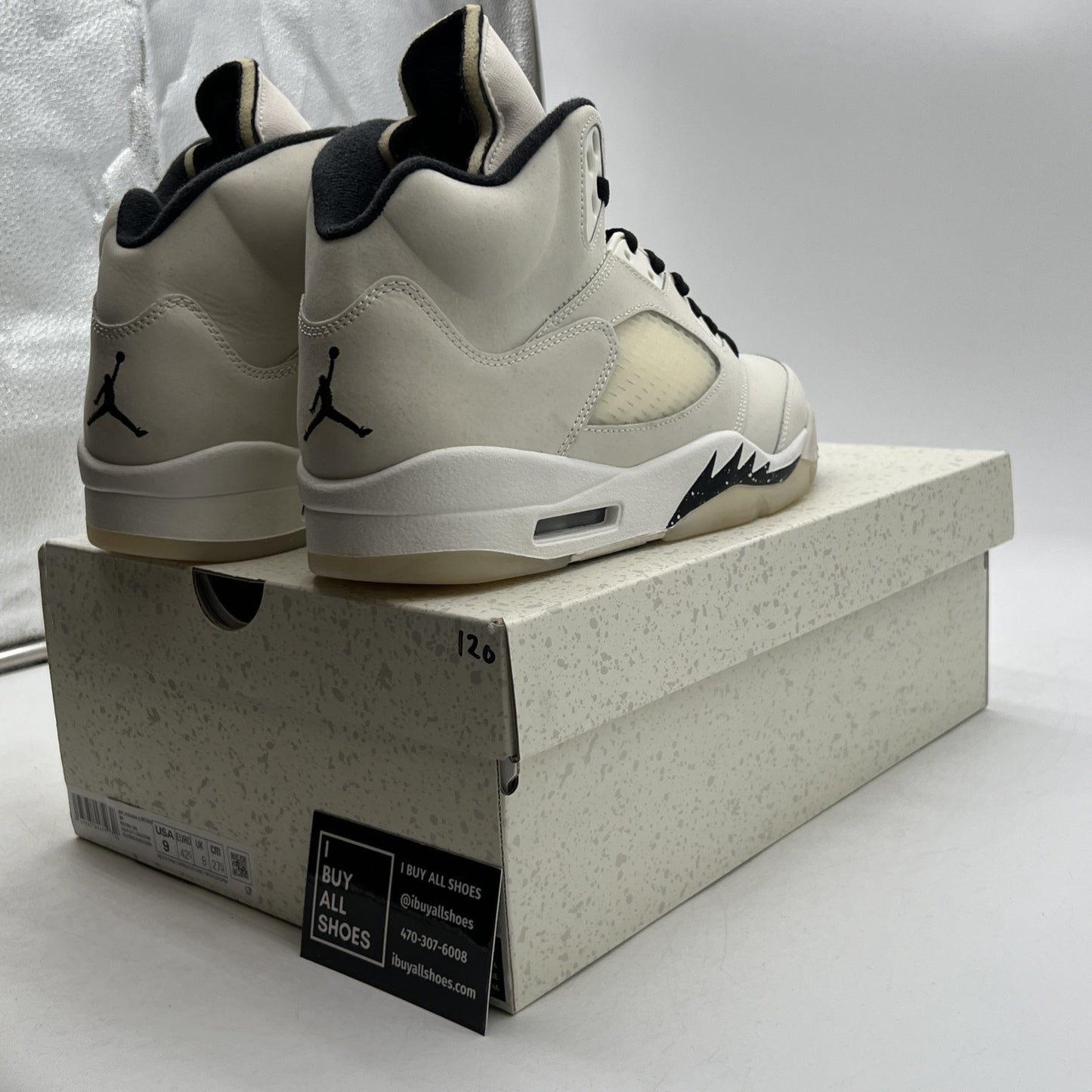 Size 9 - Air Jordan 5 Retro SE Sail (FN7405-100)