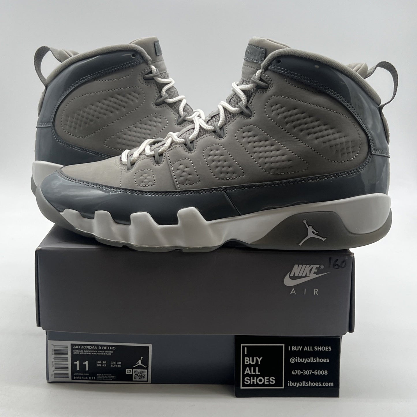 Size 11 - Air Jordan 9 Retro 2025 Cool Grey (HV4794-011)