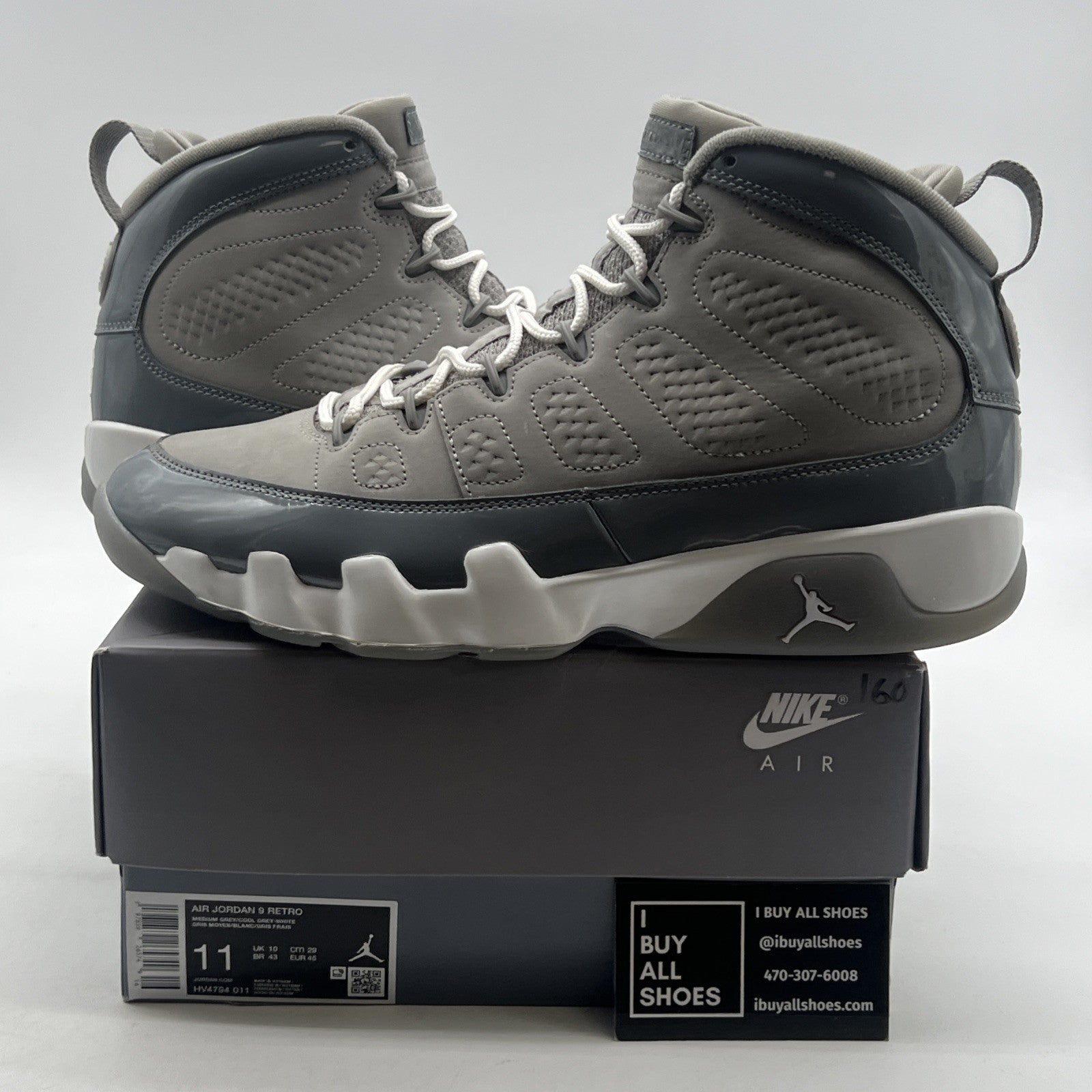 Size 11 - Air Jordan 9 Retro 2025 Cool Grey (HV4794-011)