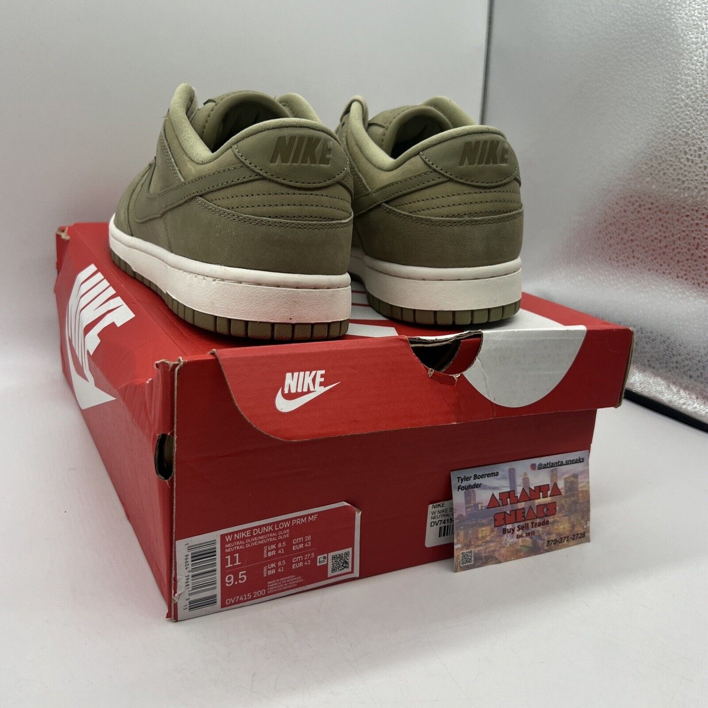 Size 11 - Nike Dunk Low Premium Neutral Olive W