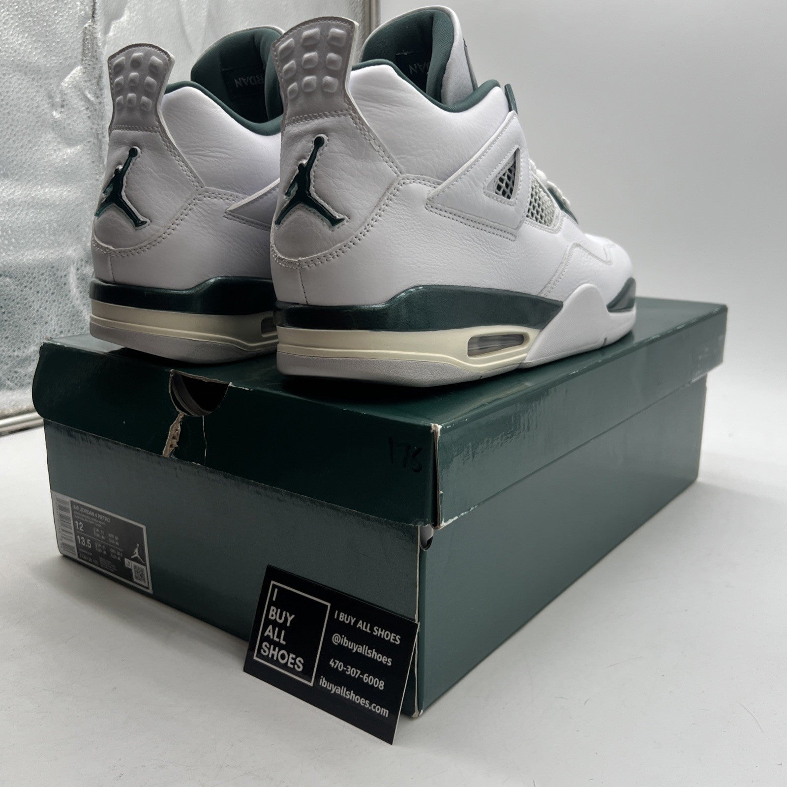 Size 12 - Air Jordan 4 Retro Oxidized Green (FQ8138-103)
