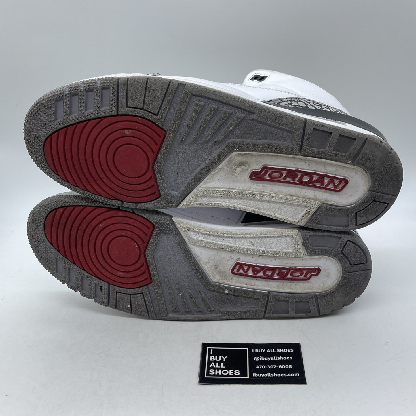 Size 14 - Air Jordan 3 Retro White Cement 2011 (136064-105)