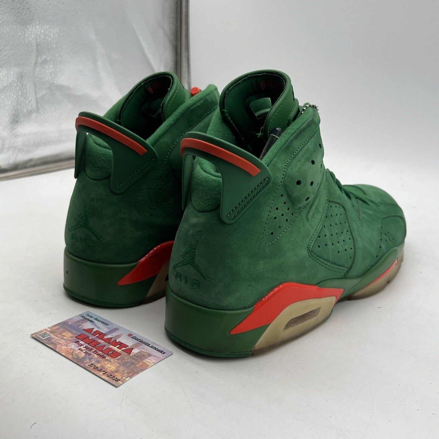 Size 13 - Air Jordan 6 Retro NRG Green Suede Gatorade (AJ5986-335)