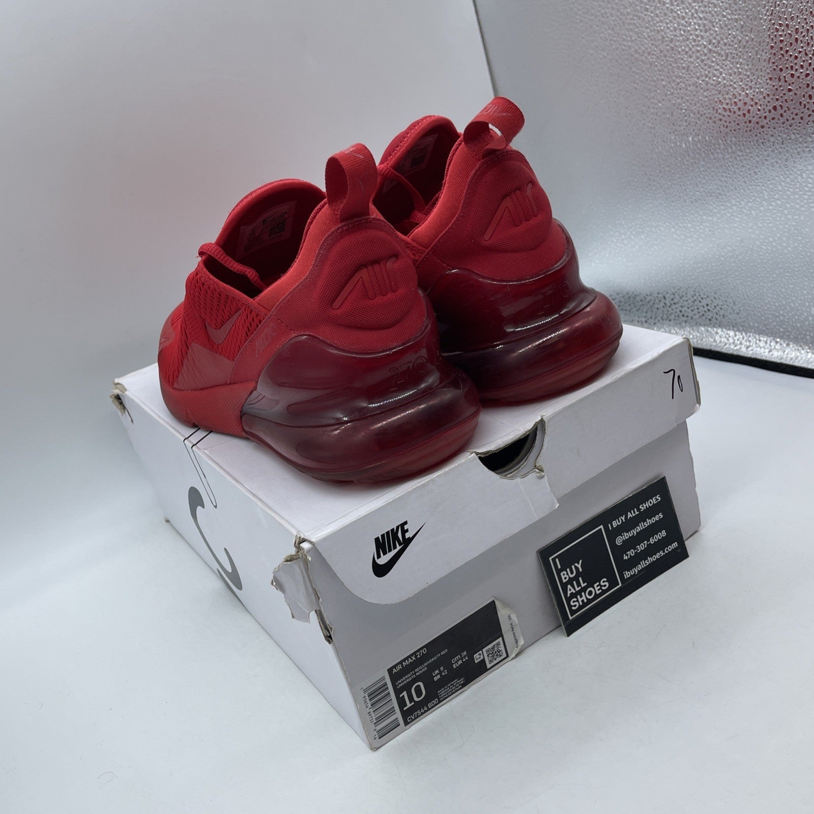 Size 10 - Nike Air Max 270 University Red (CV7544-600)
