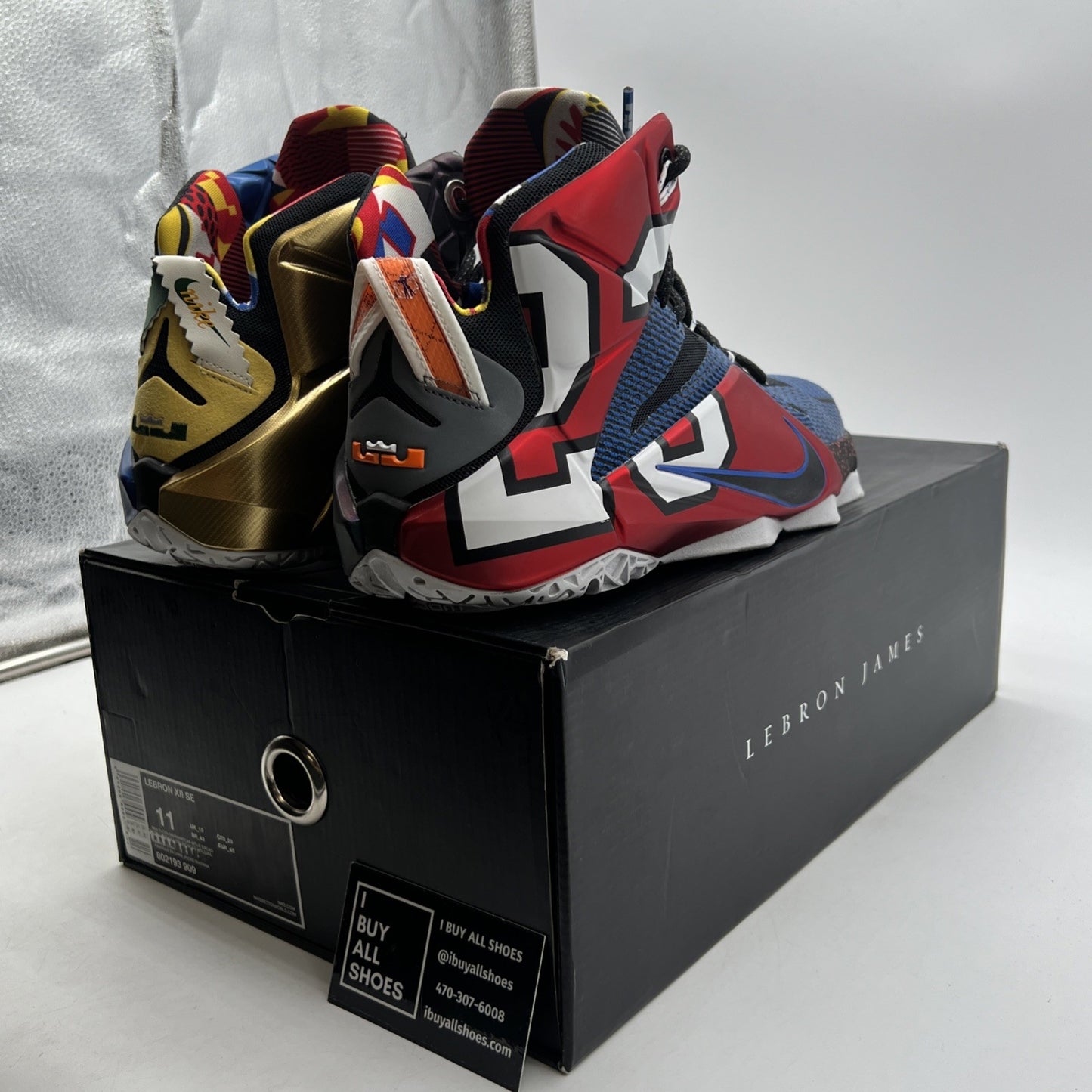 Size 11 - Nike LeBron 12 SE What The (802193-909)