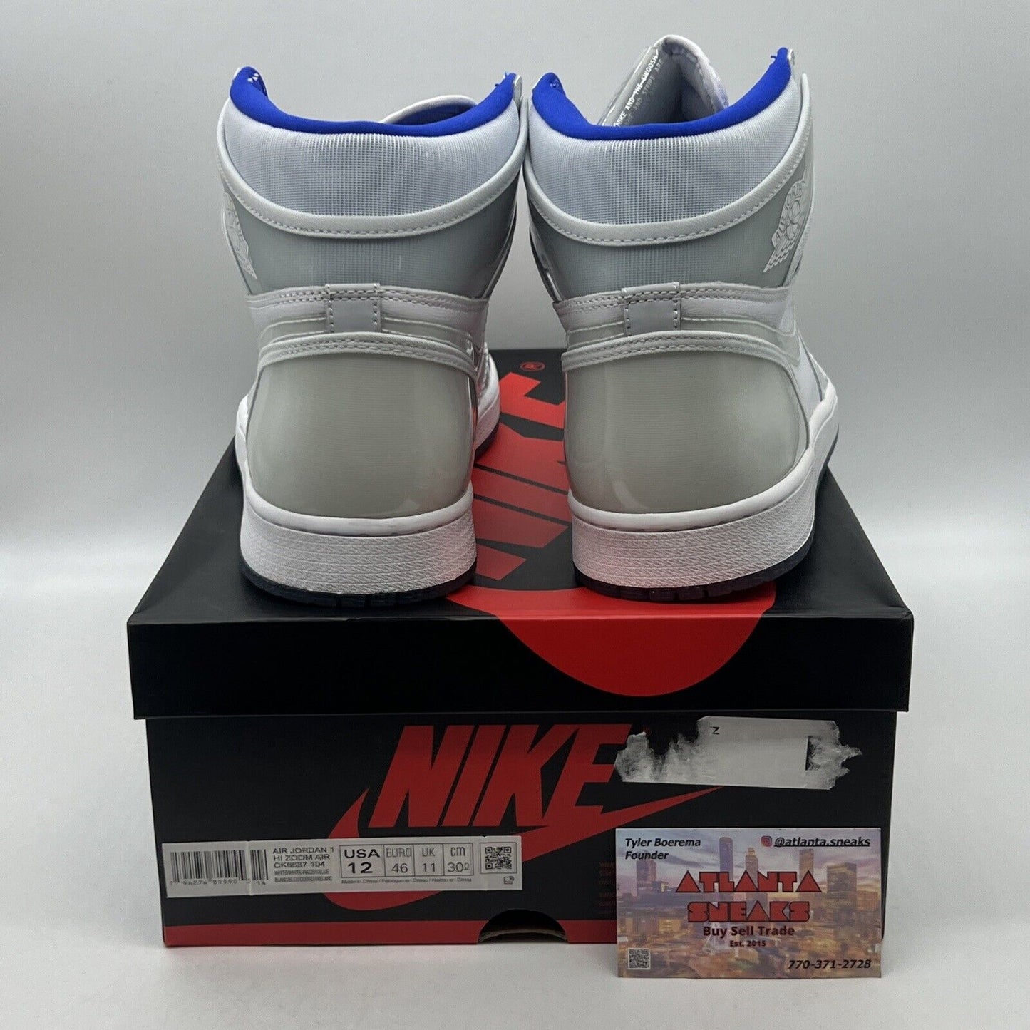 Size 10.5 - Jordan 1 High Zoom Racer Blue 2020 Brand New Og All