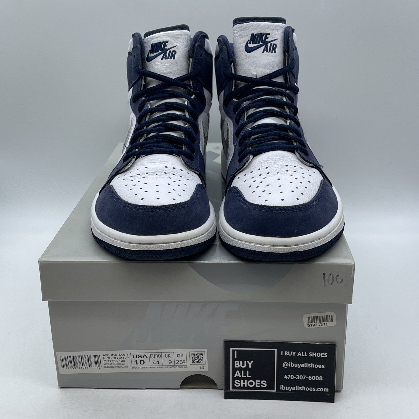 Size 10 - Air Jordan 1 Retro High CO.JP Midnight Navy (DC1788-100)