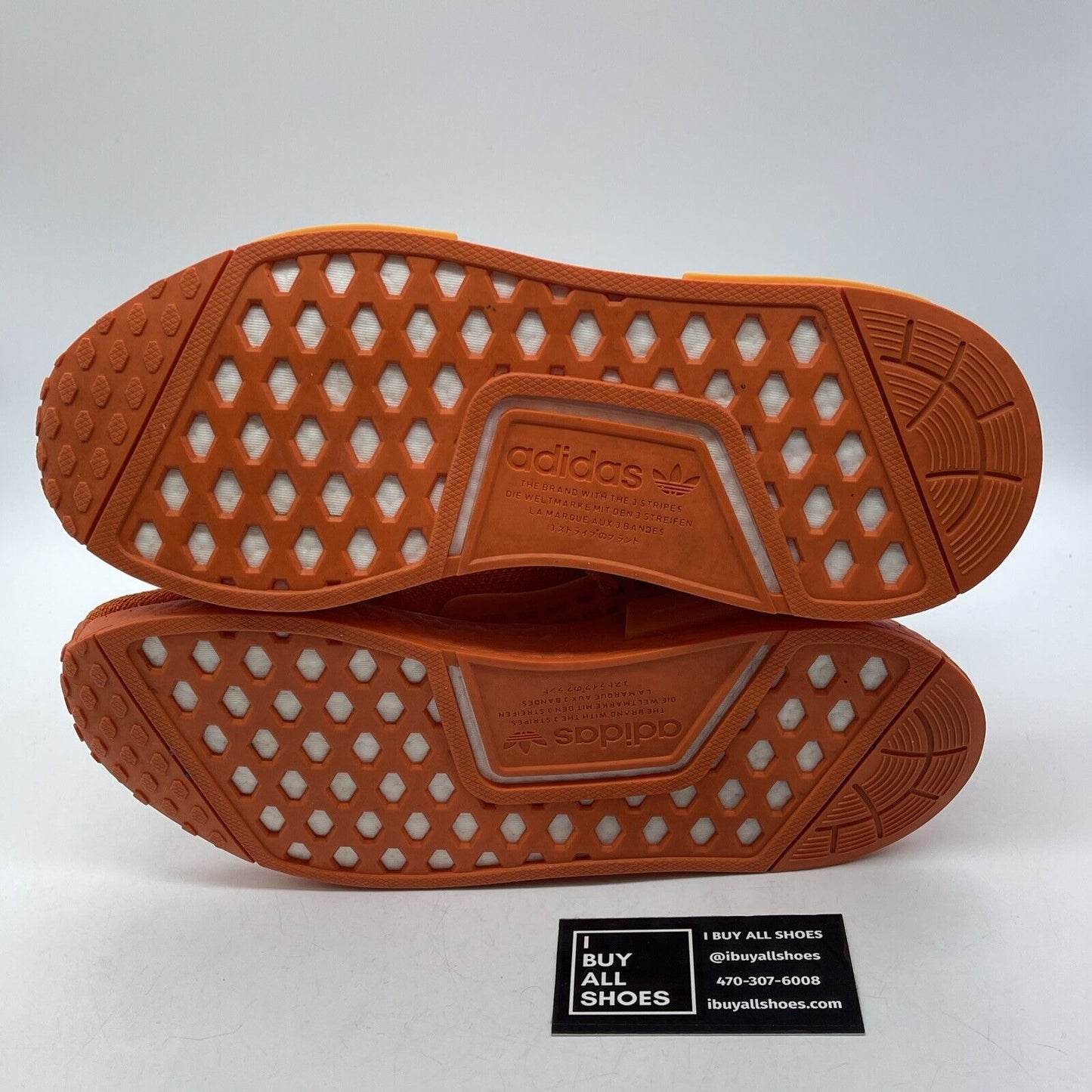 Size 8 - adidas Pharrell x NMD Human Race Orange Black Suede Leather (GY0095)