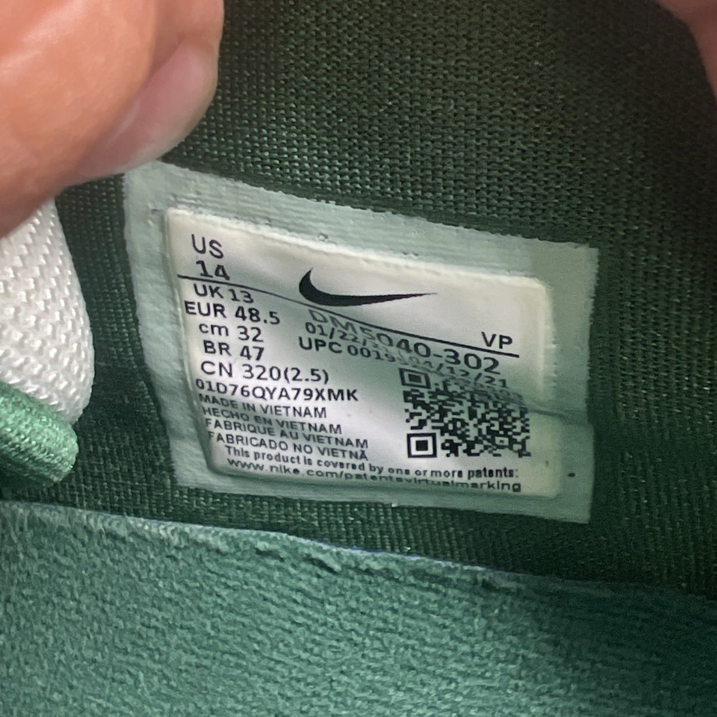 Size 14 - Nike KD 14 TB Gorge Green (DM5040-302)