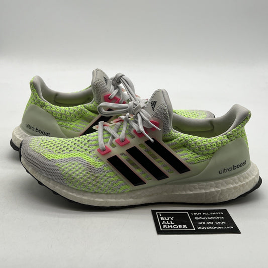 Size 9.5 - adidas UltraBoost 5.0 DNA Dash Grey Signal Green (G58755)