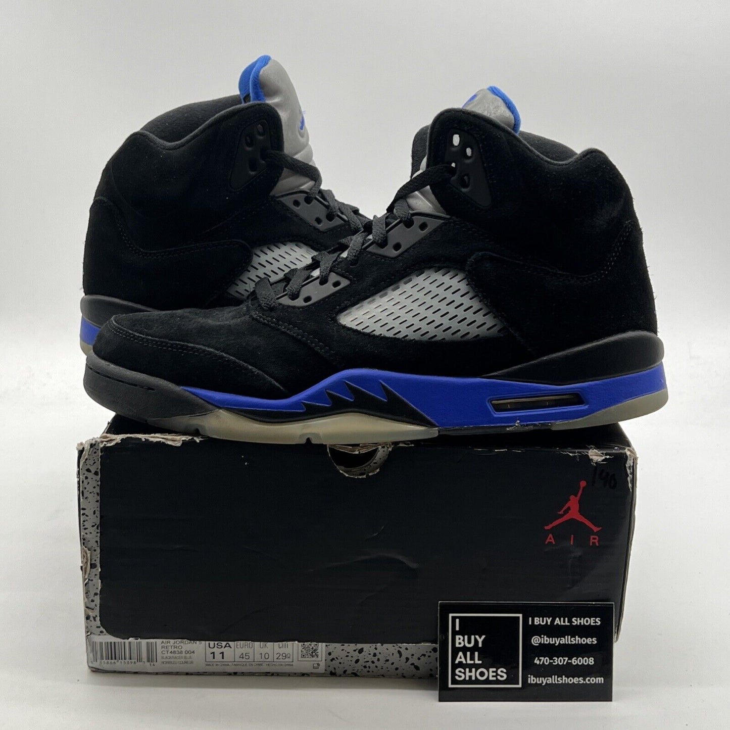 Size 11 - Air Jordan 5 Retro Mid Racer Blue (CT4838-004)