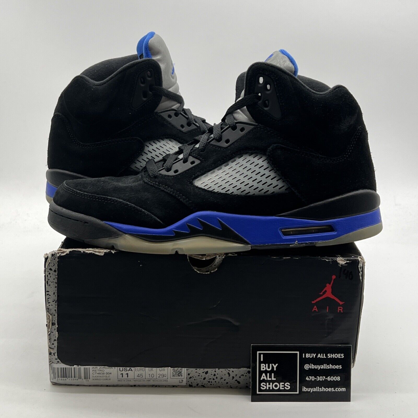 Size 11 - Air Jordan 5 Retro Mid Racer Blue (CT4838-004)