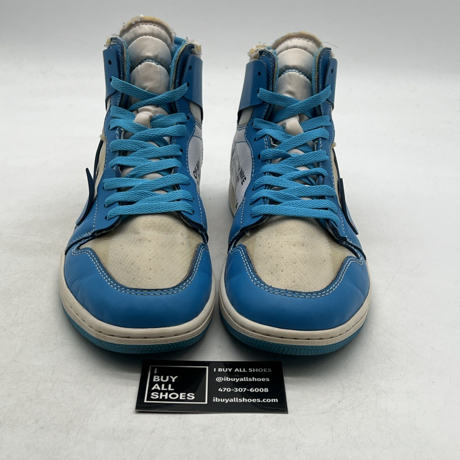 Size 10.5 - Air Jordan 1 Retro OG x Off-White High UNC (AQ0818-148)