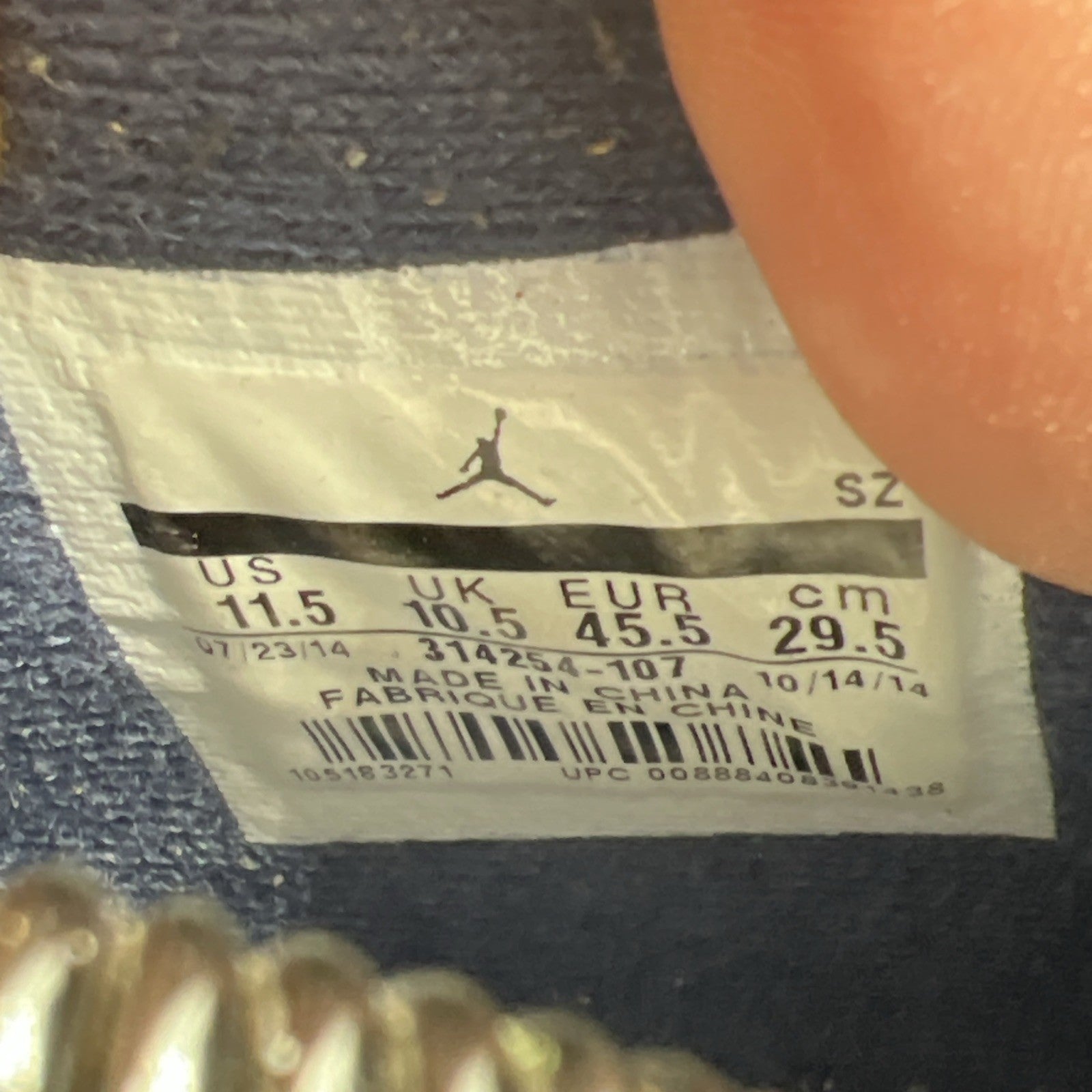 Size 11.5 - Air Jordan 4 Retro LS Columbia (314254-107)