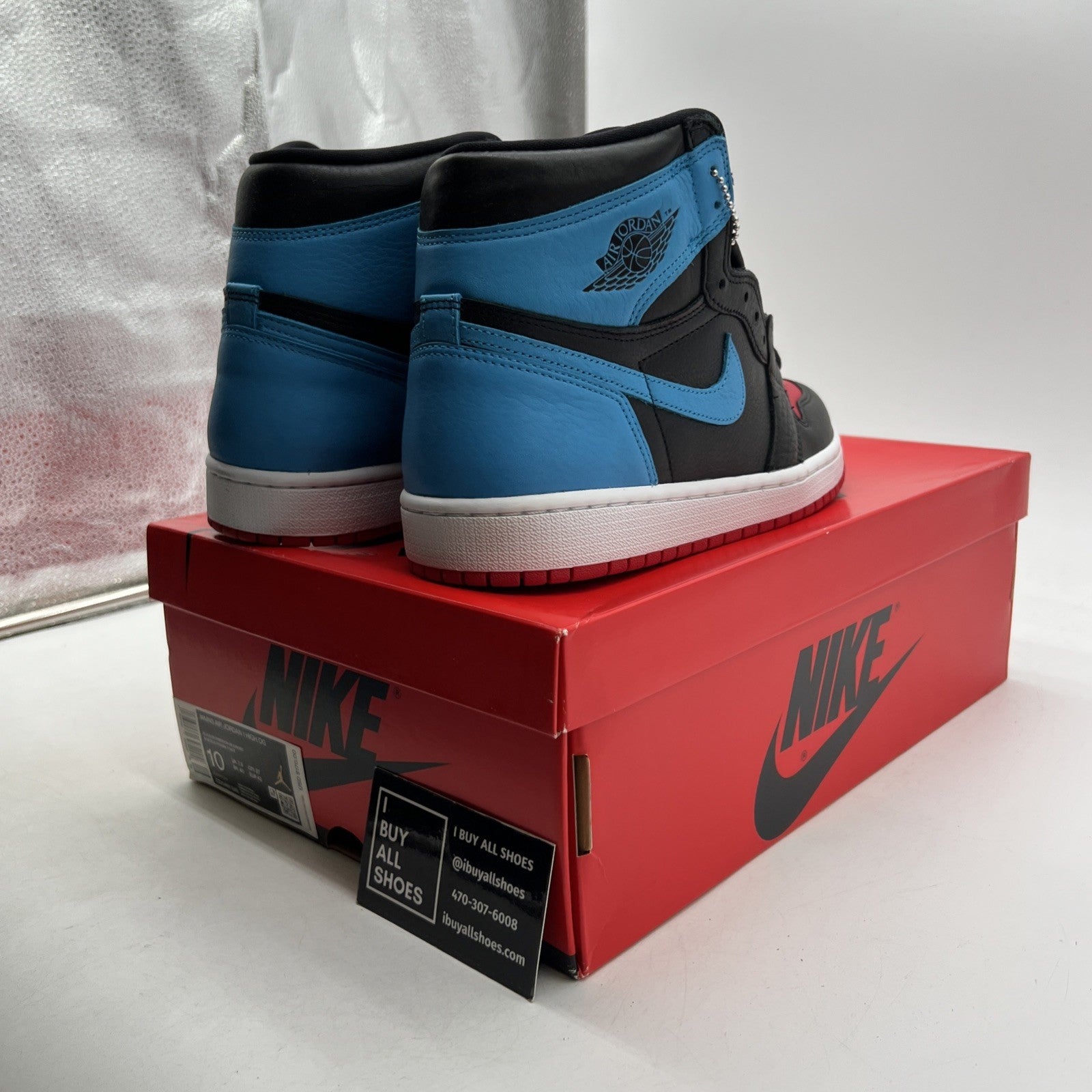 Size 10 - Air Jordan 1 High OG UNC To Chicago 2020 (CD0461-046)