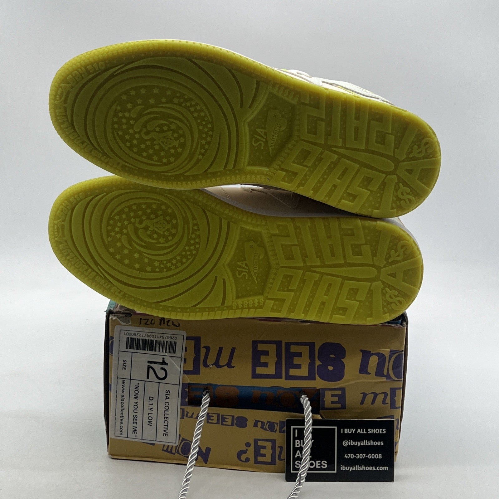 Size 12 - SIA Collective “Now You See Me” D.1.Y. Low Shoes Beige