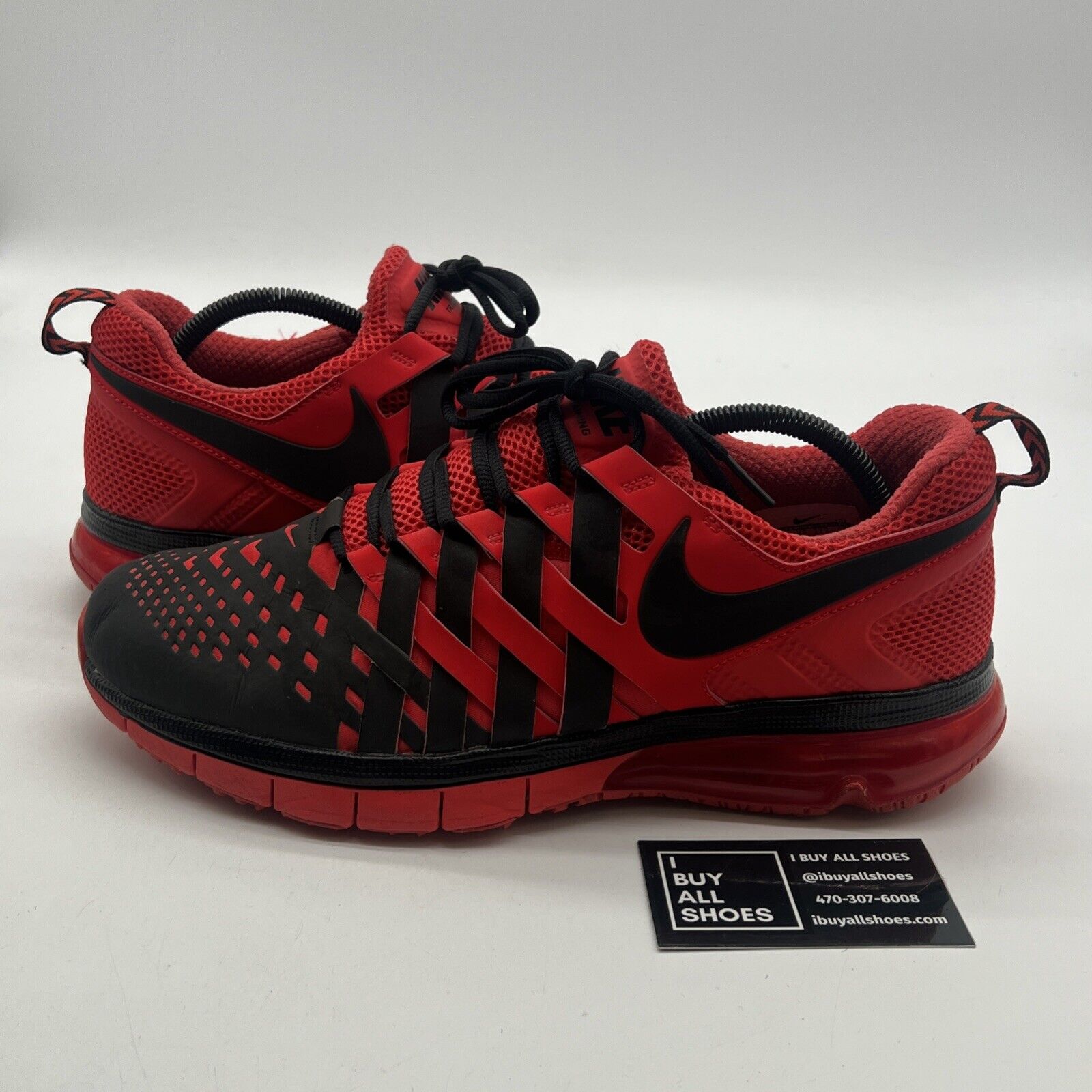 Size 10.5 - Nike Fingertrap Max Red (644673-006)