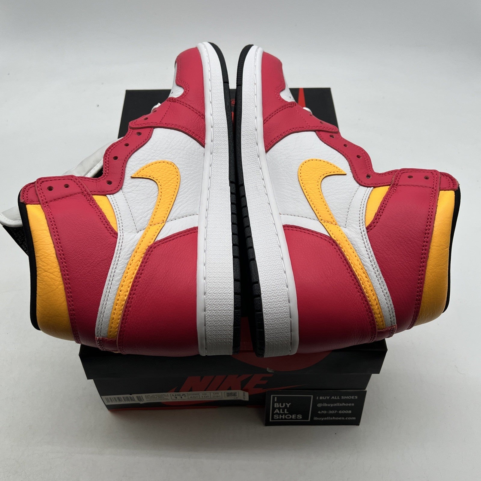 Size 11.5 - Air Jordan 1 Retro High OG Light Fusion Red 2021 (555088-603)