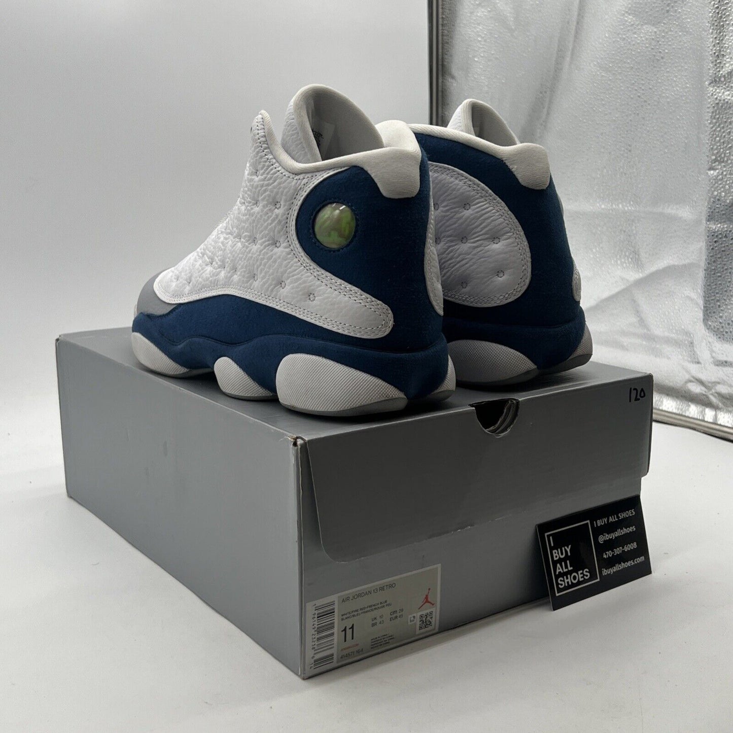 Size 11 - Air Jordan 13 Retro Mid French Blue (414571-164)
