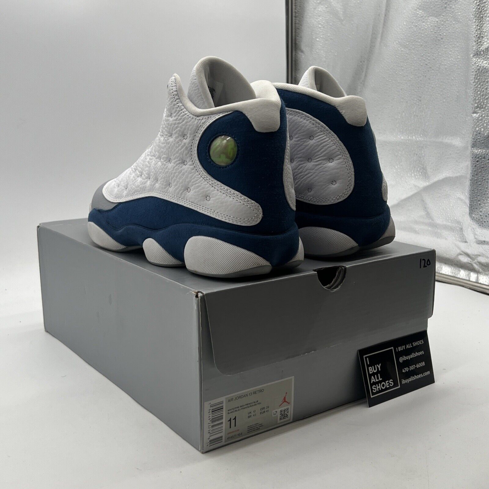 Size 11 - Air Jordan 13 Retro Mid French Blue (414571-164)