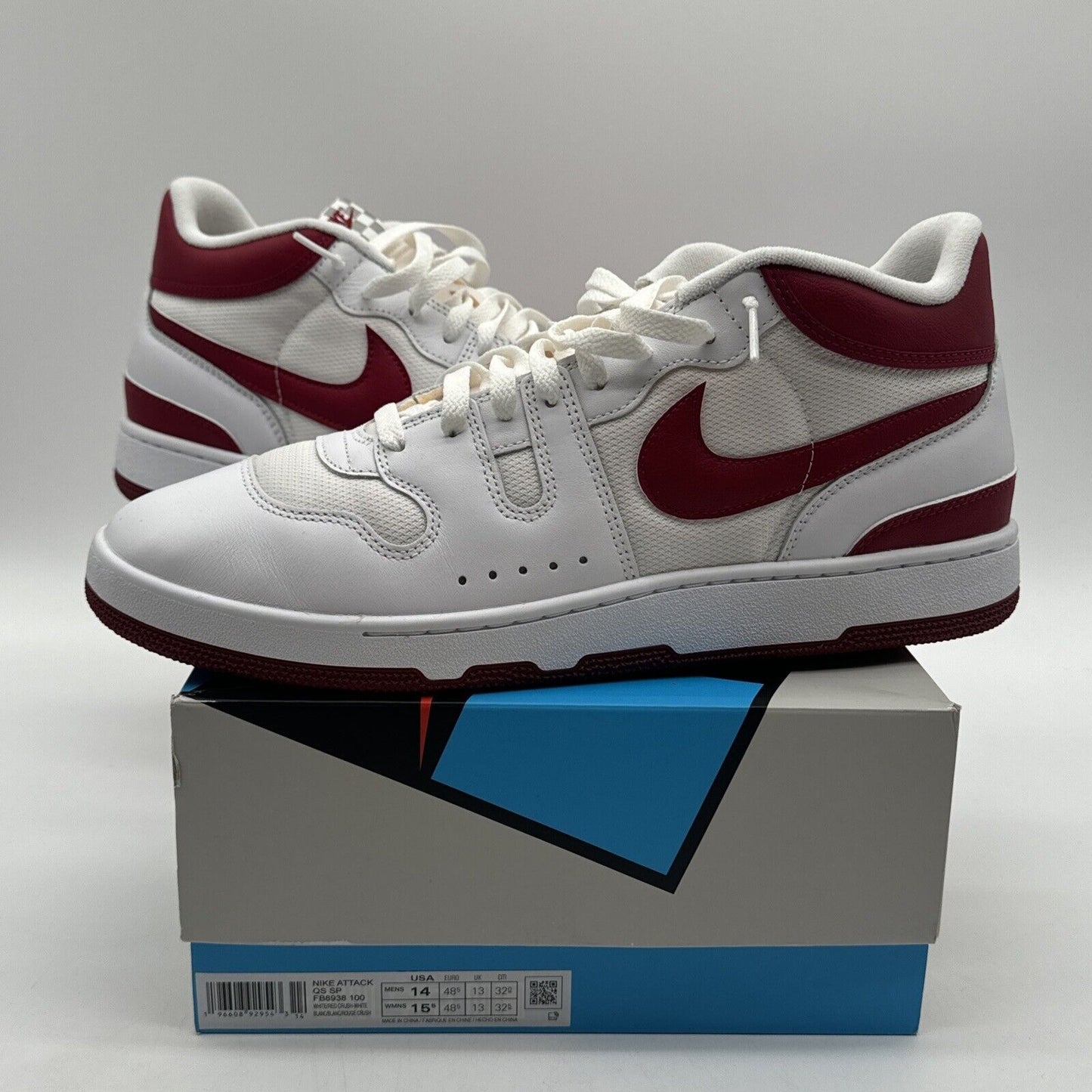 Nike Mac Attack QS SP Red Crush Men's Shoes White-Red Crush FB8938-100