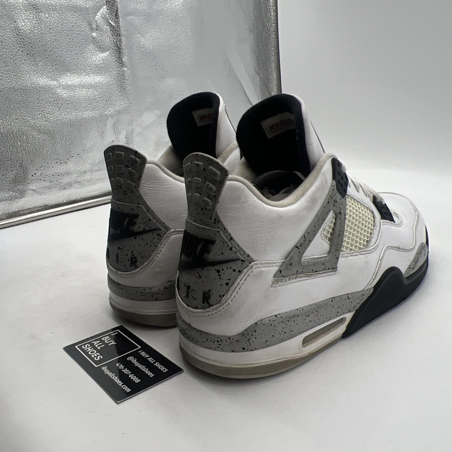Size 13 - Air Jordan 4 Retro OG Mid White Cement (850606-192)