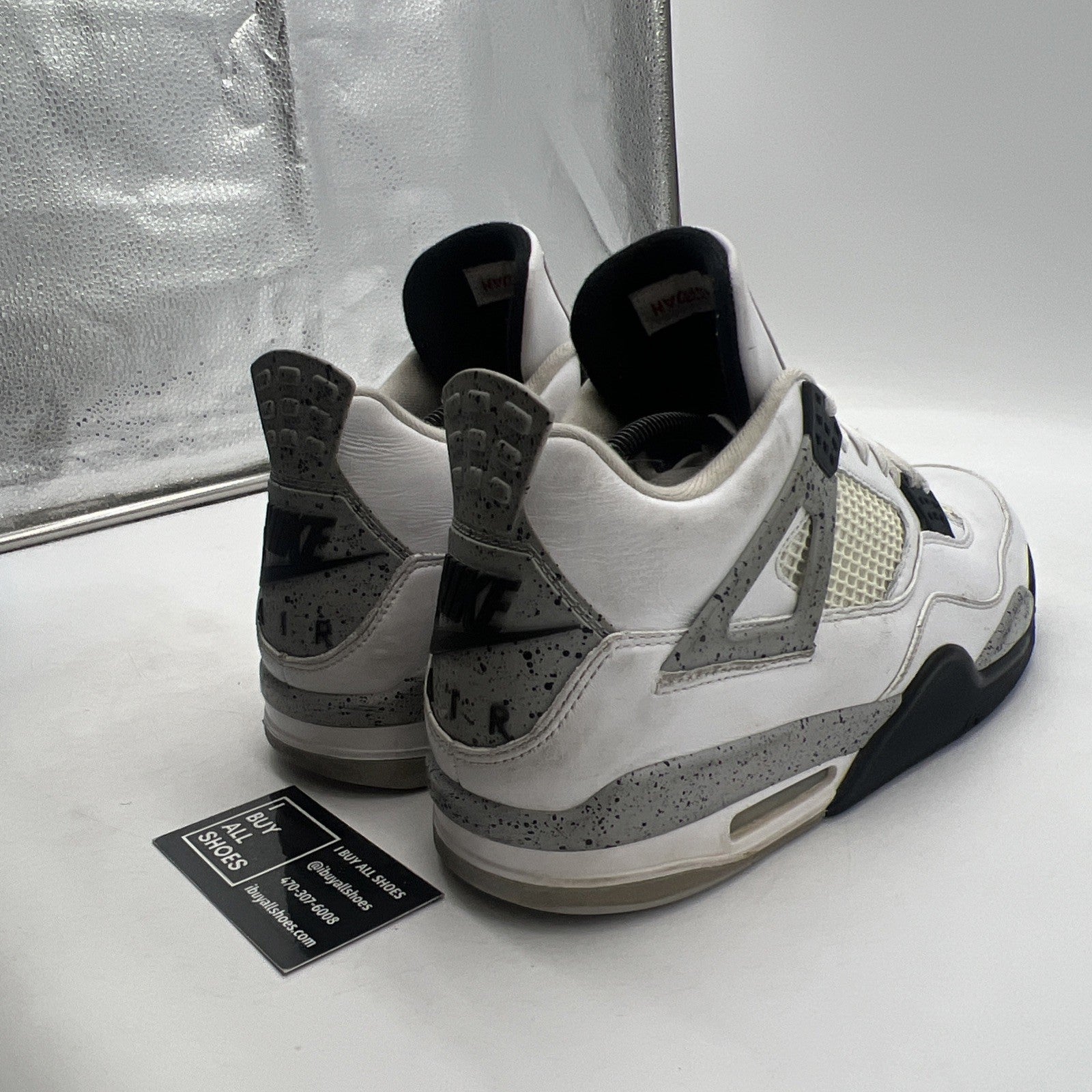 Size 13 - Air Jordan 4 Retro OG Mid White Cement (850606-192)