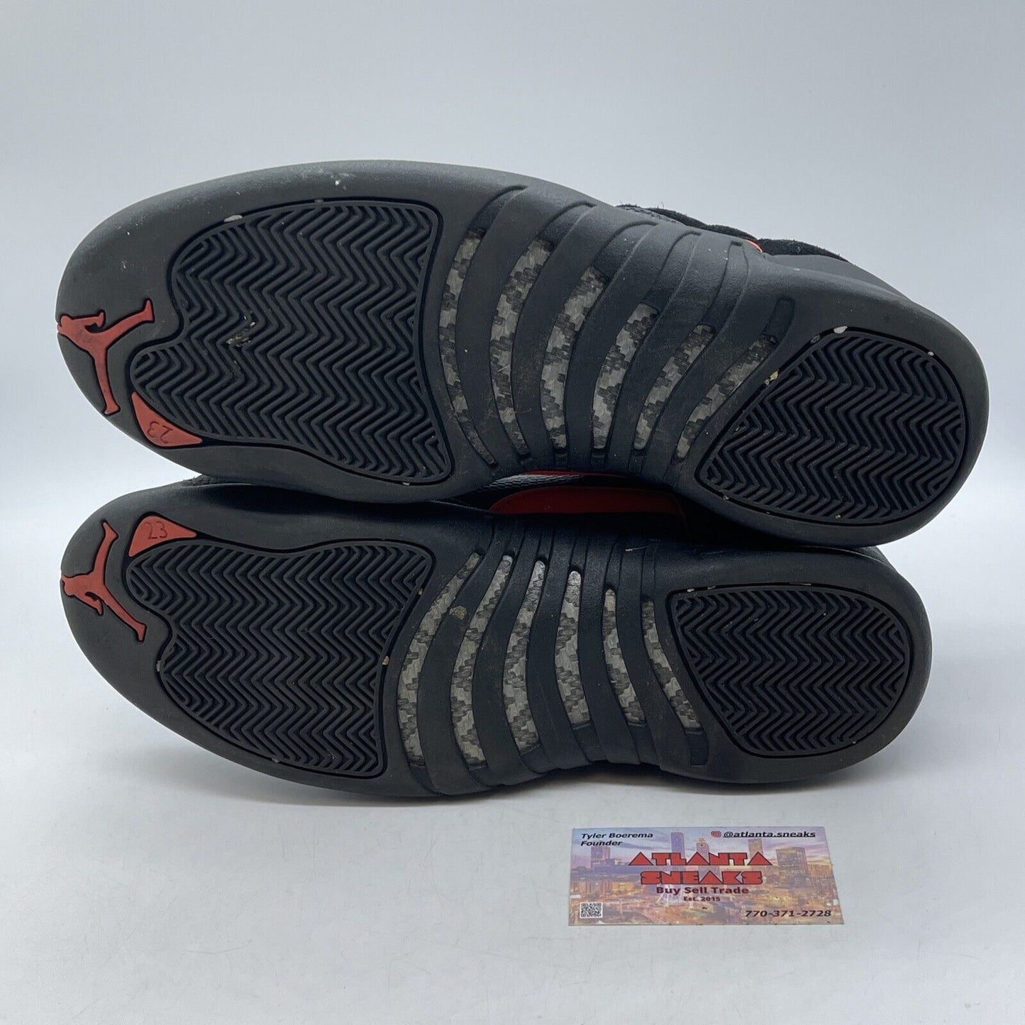 Size 11.5 - Air Jordan 12 Retro Low Max Orange Black Leather Suede (308317-003)