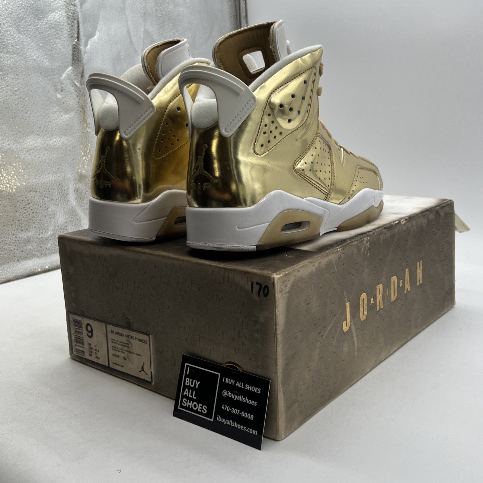 Size 9 - Air Jordan 6 Retro Pinnacle (854271-730)