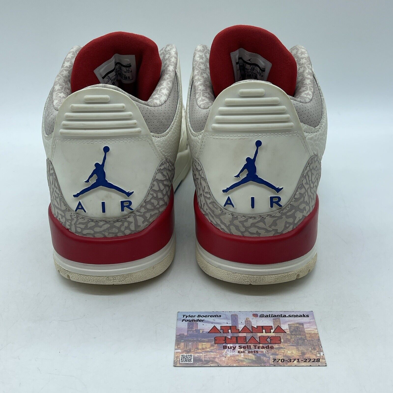 Size 12 - Air Jordan 3 Retro International Flight Tan Leather Suede (136064-140)