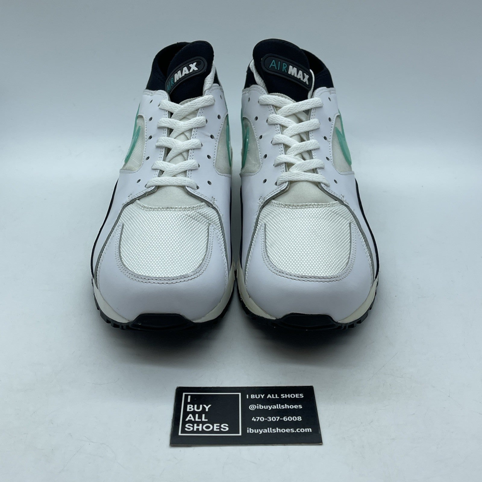 Size 13 - Nike Air Max 93 Dusty Cactus White Black Suede Leather (306551-103)