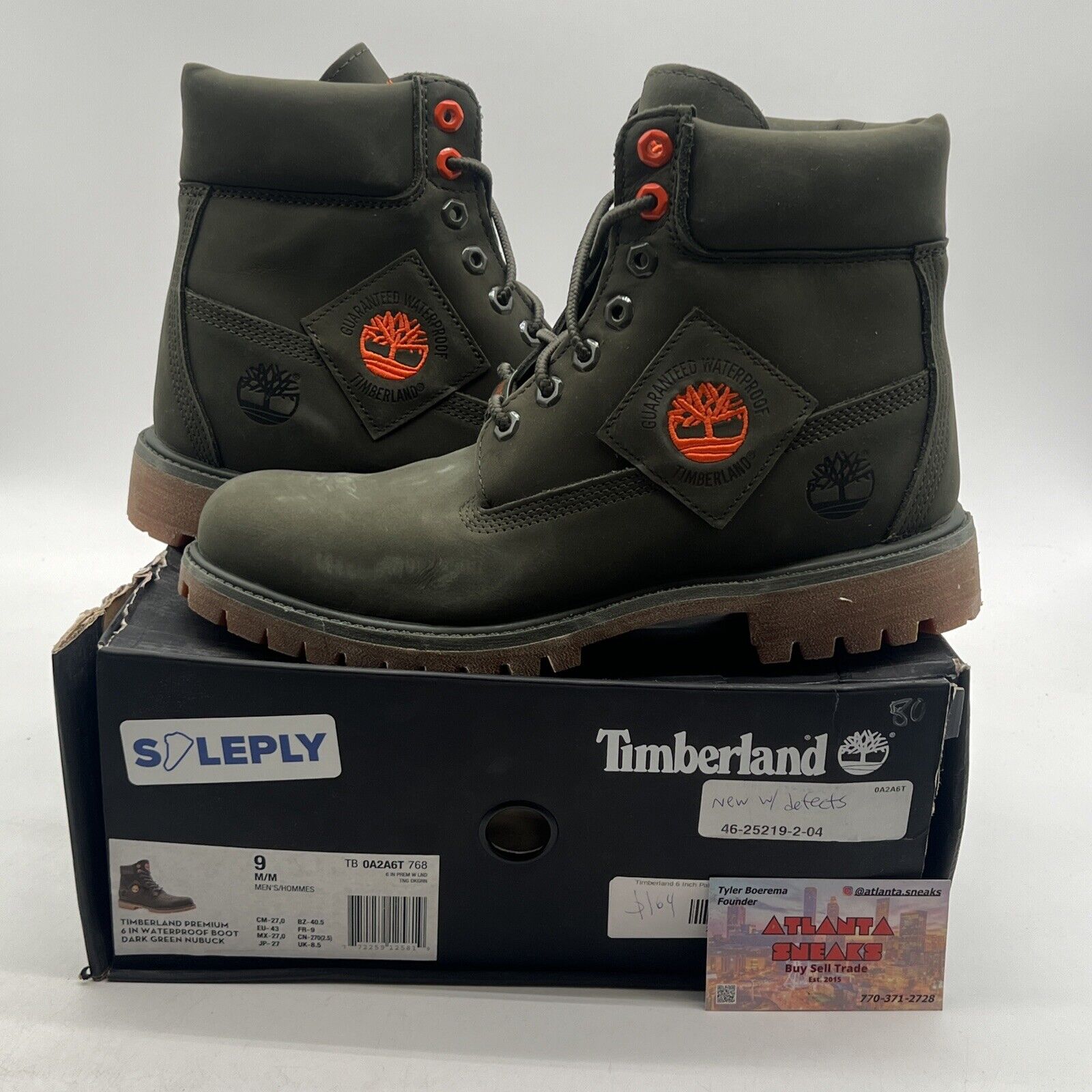 Size 9 - Timberland Boots Premium Dark Green (TB0A2A6T768)