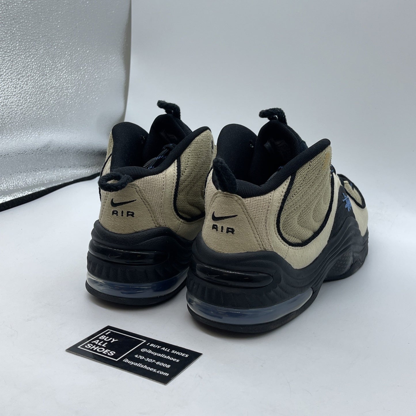 Size 11 - Nike Stussy x Air Penny 2 Rattan Limestone