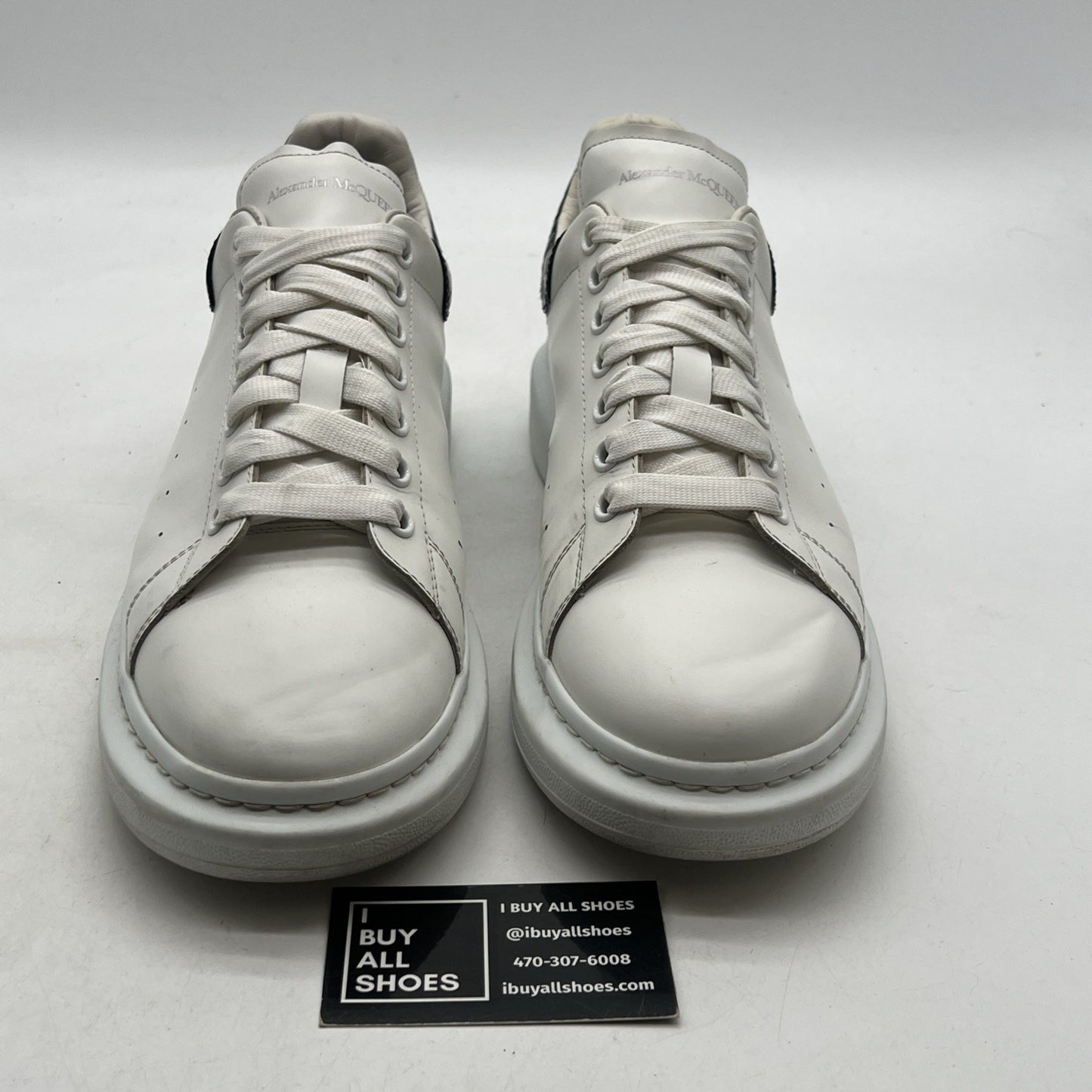 Size 46D - Alexander Mcqueen White Black Men Shoes