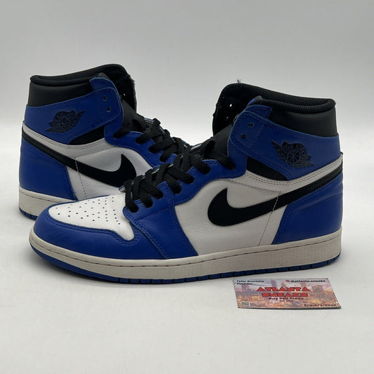 Size 12 - Jordan 1 Retro High OG Game Royal 2018 Black White Blue (555088-403)