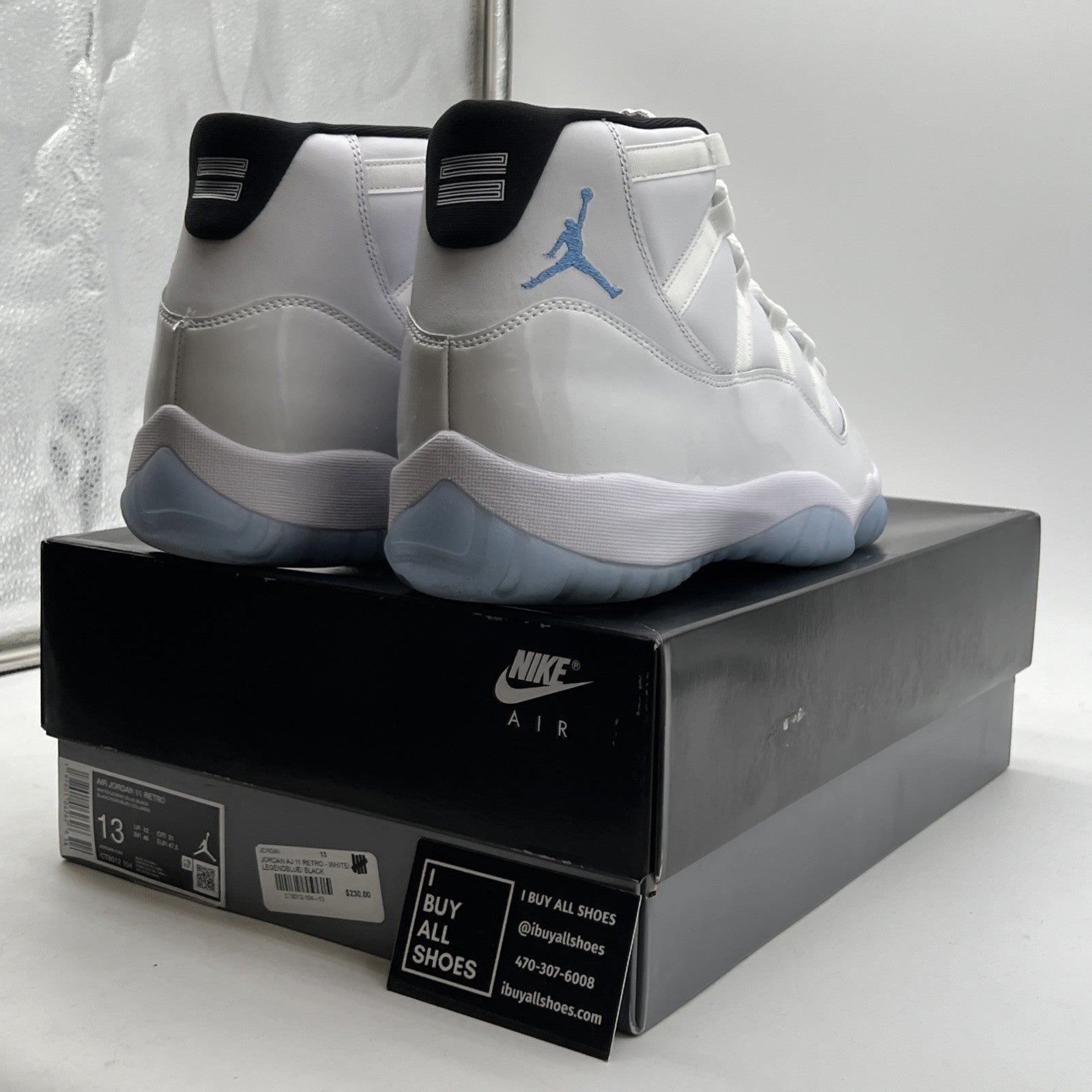 Size 13 - Air Jordan 11 Retro 2024 Legend Blue / Columbia (CT8012-104)