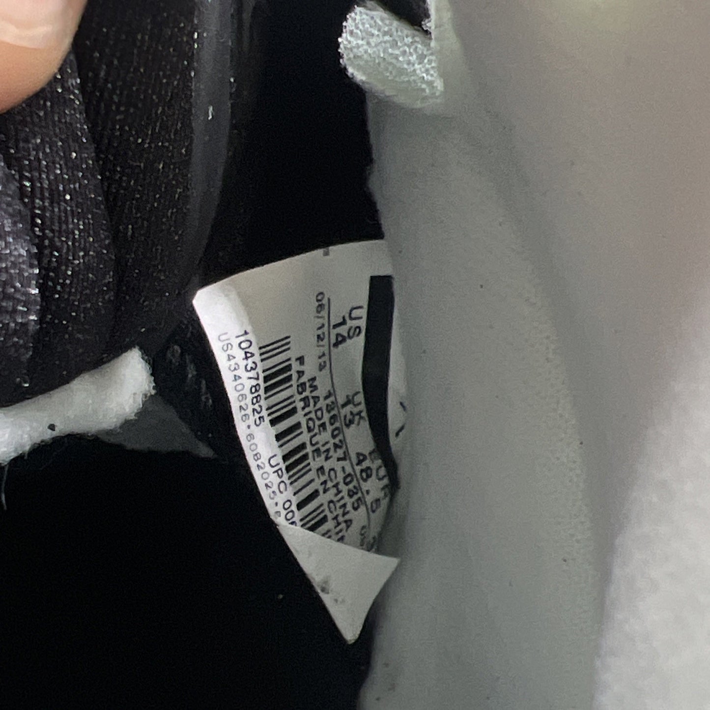 Size 14 - Air Jordan 5 Retro 2013 Oreo (136027-035)