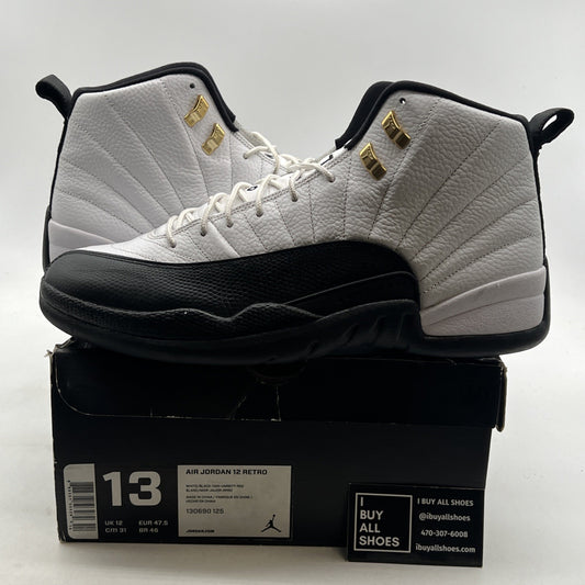 Size 13 - Air Jordan 12 Retro taxi release 2013 (130690-125)