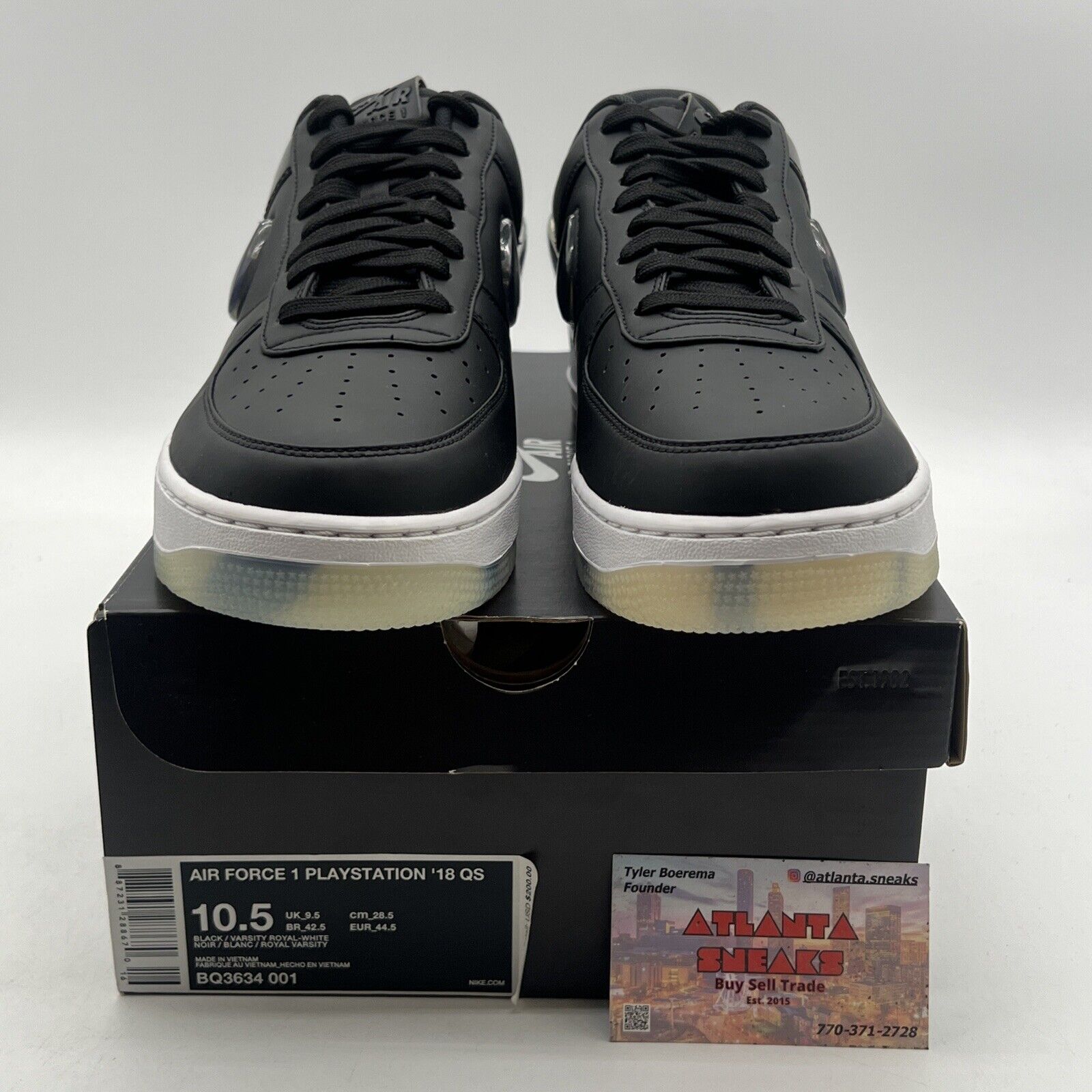 Size 10.5 - Nike Playstation x Air Force 1 '18 QS Low Playstation (BQ3634-001)