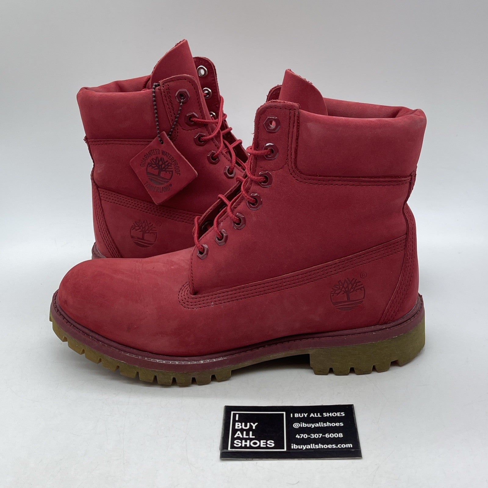 Size 8 - Timberland Dark Pink Boots. Waterproof. Primaloft 200 Gram