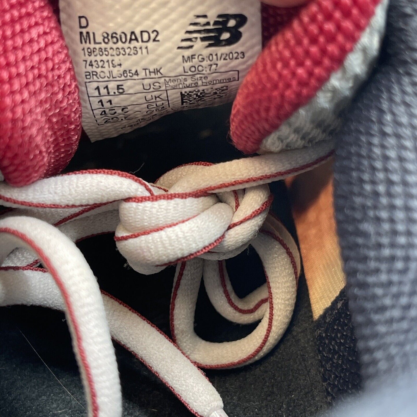 Size 11.5 - New Balance Aimé Leon Dore x 860v2 Red Grey Black (ML860AD2)