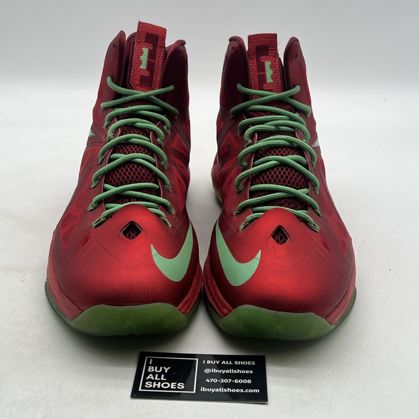 Size 14 - Nike LeBron 10 Christmas (541100-600)