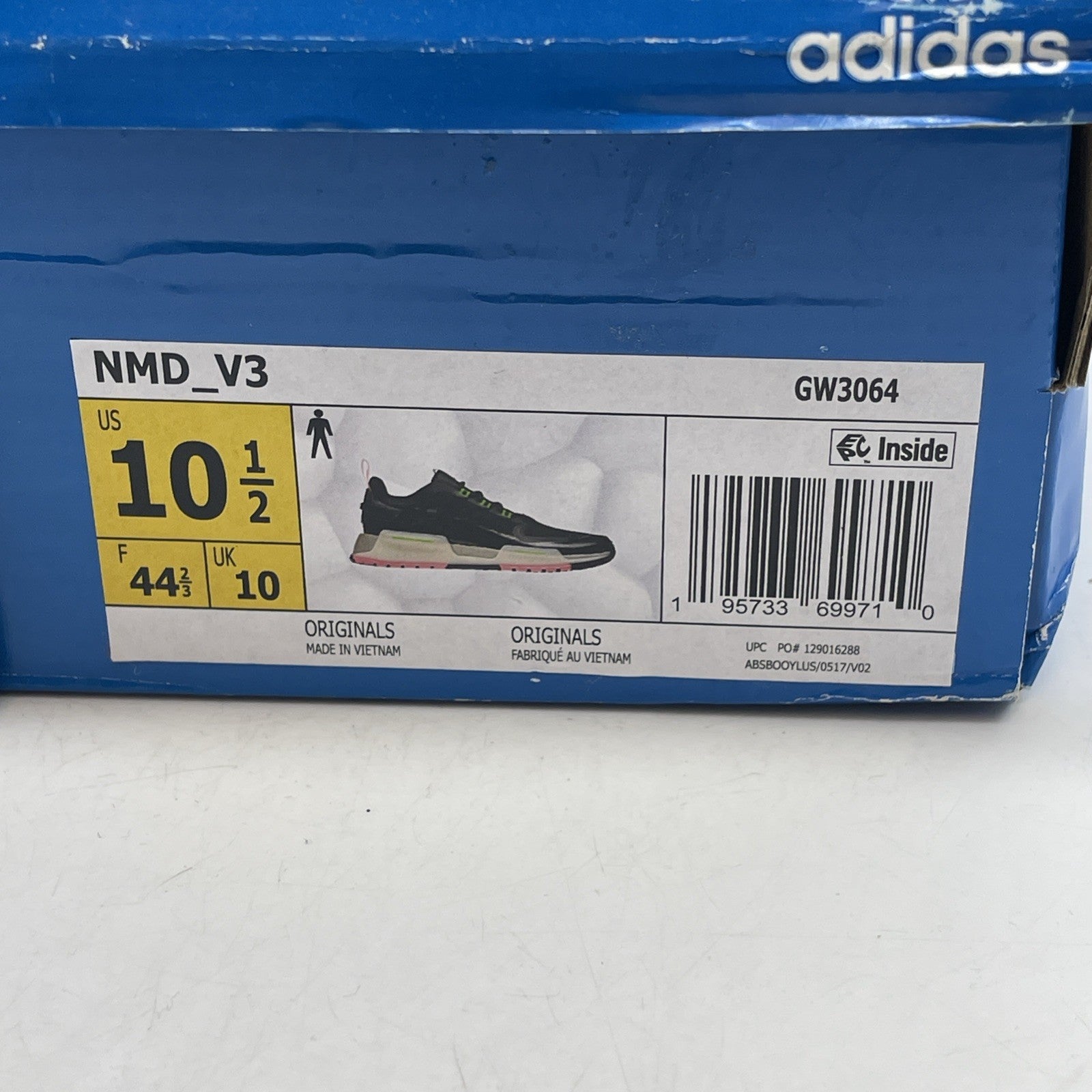 Size 10.5 - Adidas NMD_V3 Black Signal Green (GW3064)