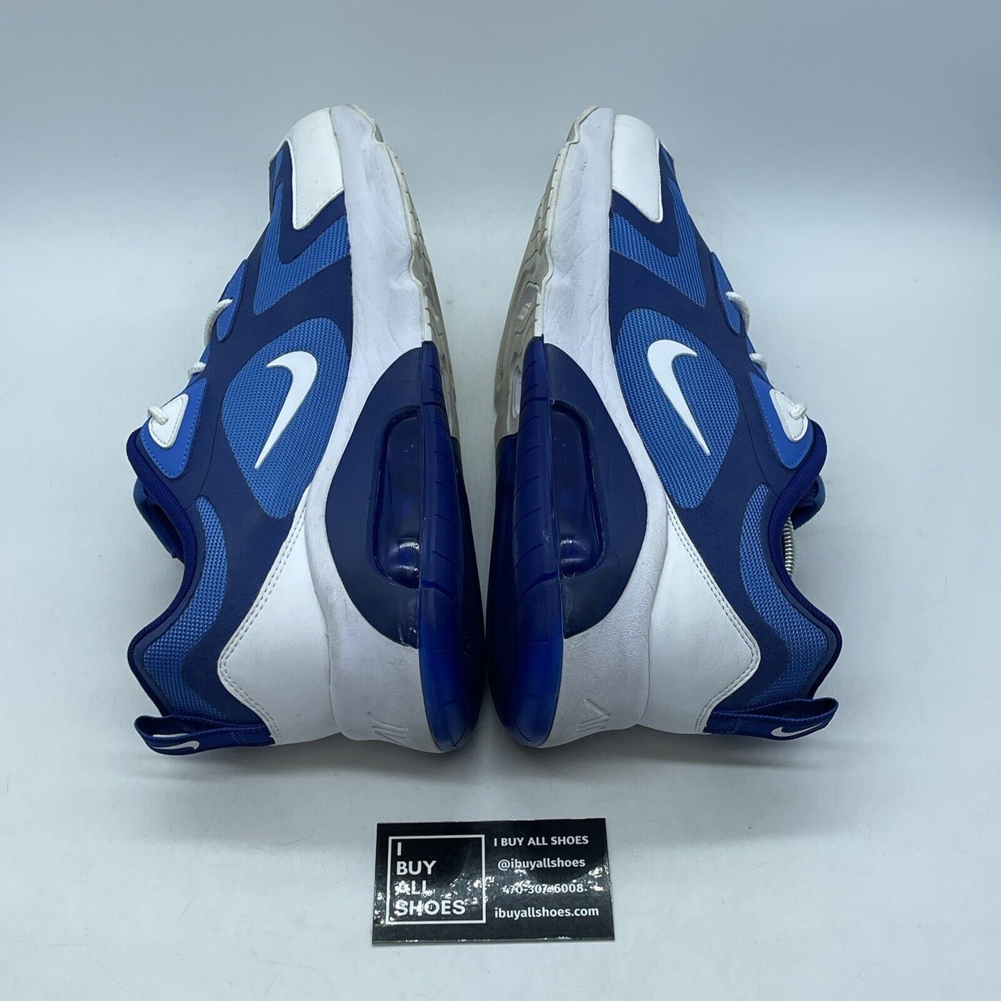 Size 13 - Nike Air Max 200 Pacific Blue White Suede Leather (AQ2568-400)