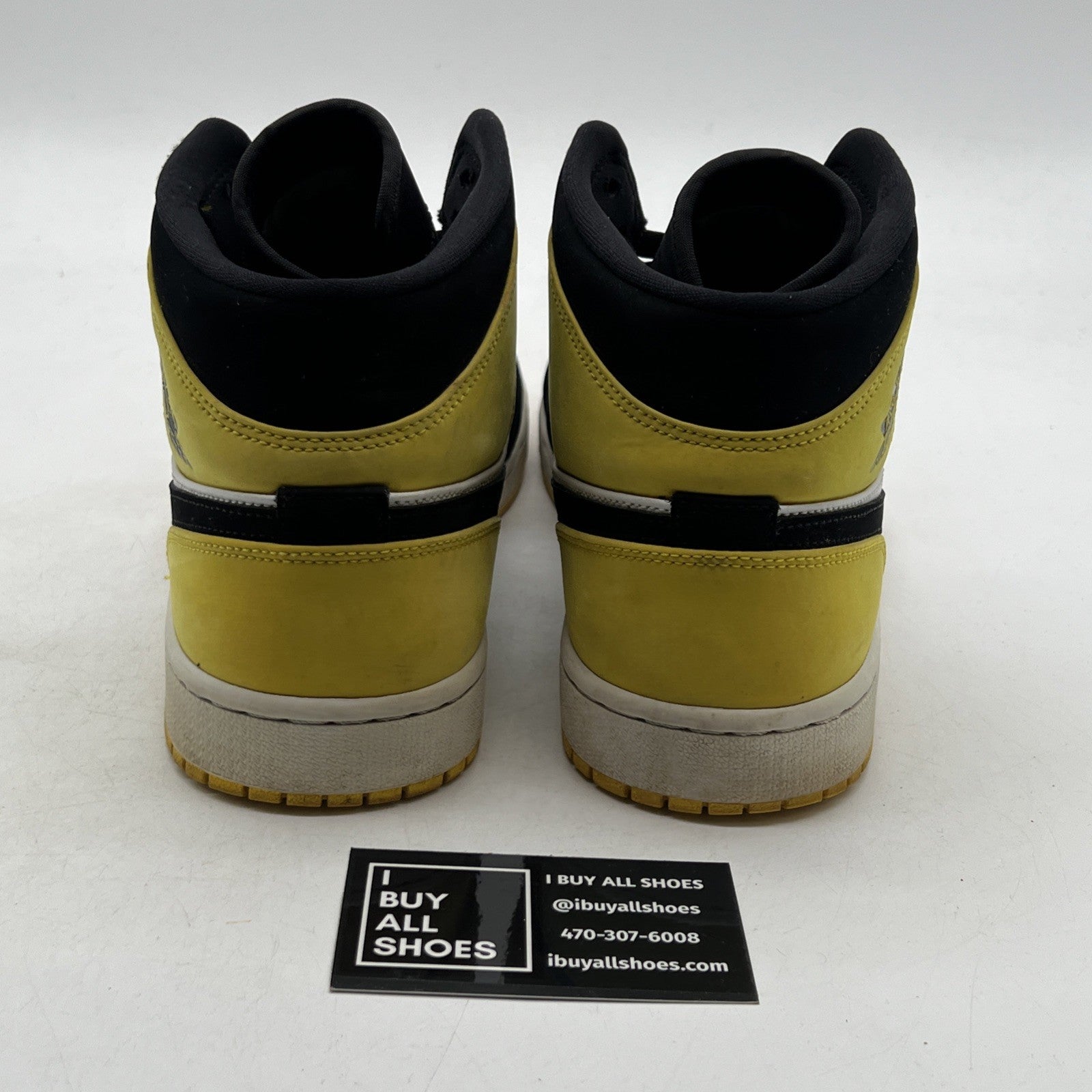 Size 11 - Air Jordan 1 SE Mid Yellow Toe (852542-071)
