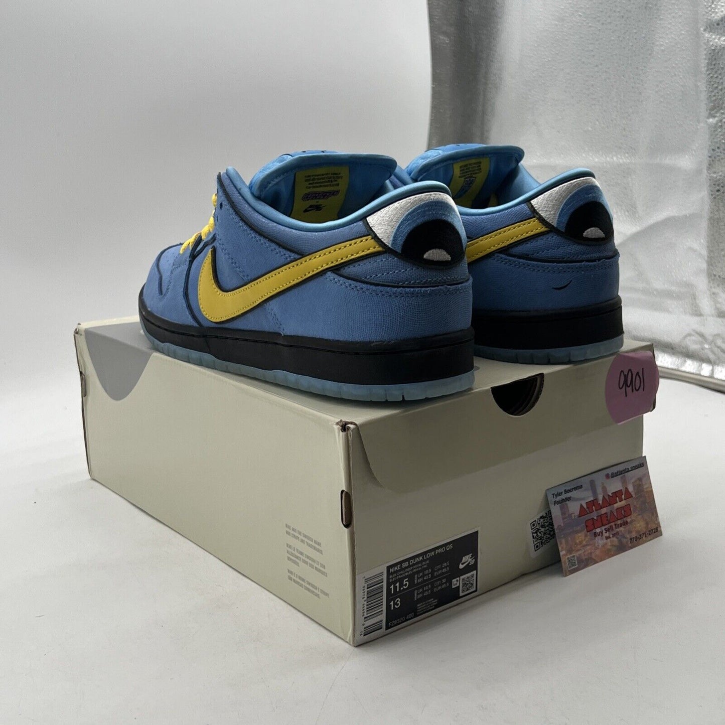 Size 11.5 - Nike The Powerpuff Girls x Dunk Pro SB QS Low Bubbles (FZ8320-400)